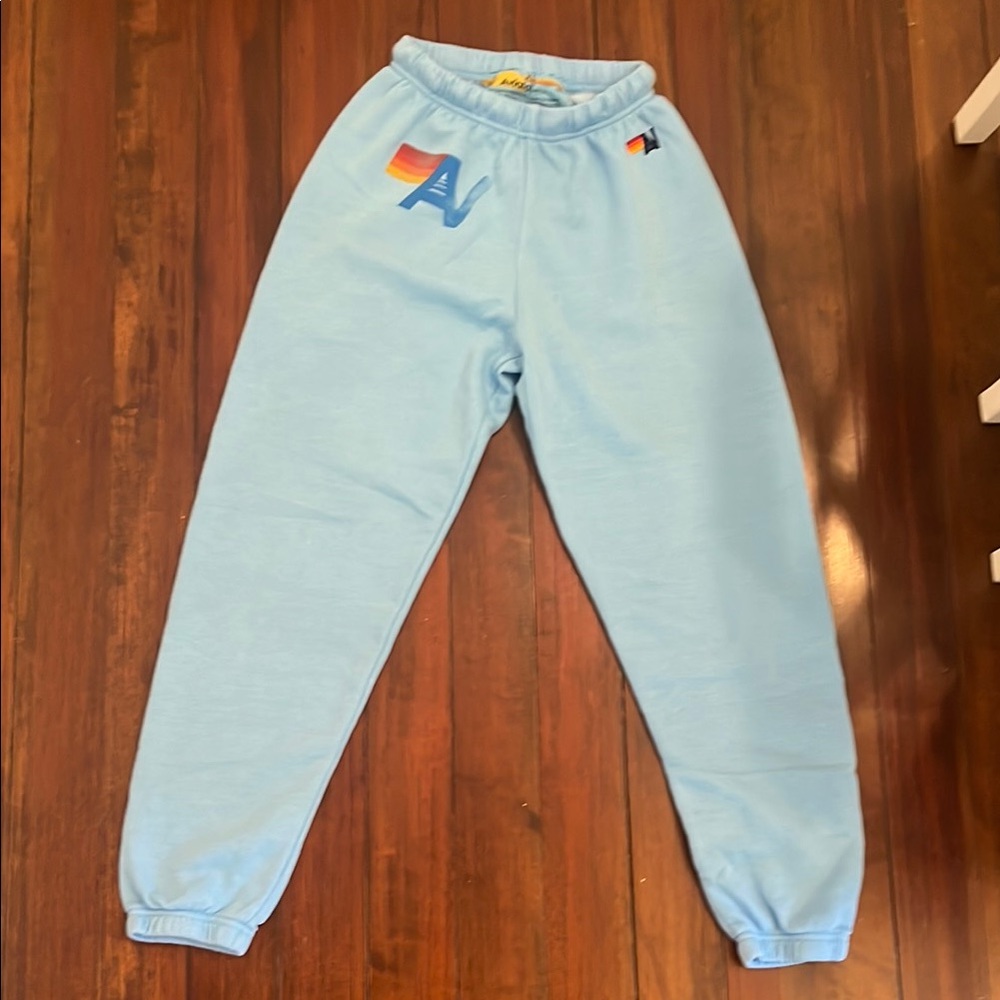 Aviator Nation blue joggers XS